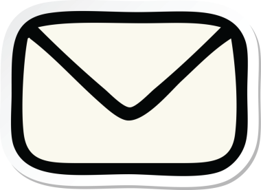 Bir insan tarafından çizilmiş şirin bir karikatür kağıdının etiketi.