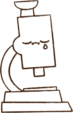 Bir insan tarafından çizilmiş mikroskop Kömür Çizimi