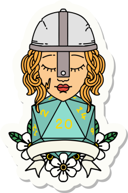 Bir insan tarafından çizilmiş 20 rulo doğal insan dövüşçüsünün çıkartması.