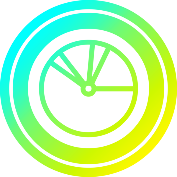 Bir insan tarafından çizilmiş havalı gradyan bitiş çizelgesi simgesi