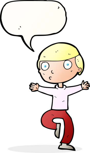 Bir insan tarafından çizilmiş konuşma baloncuğu olan ürkmüş bir adam.