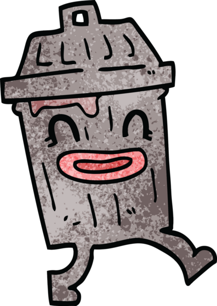 Bir insan tarafından çizilmiş karalama çöplüğü.