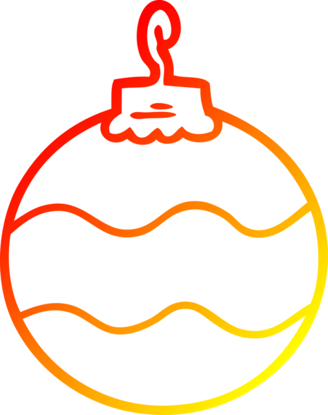 Bir insan tarafından çizilmiş bir çizgi filmin sıcak gradyan çizimi.