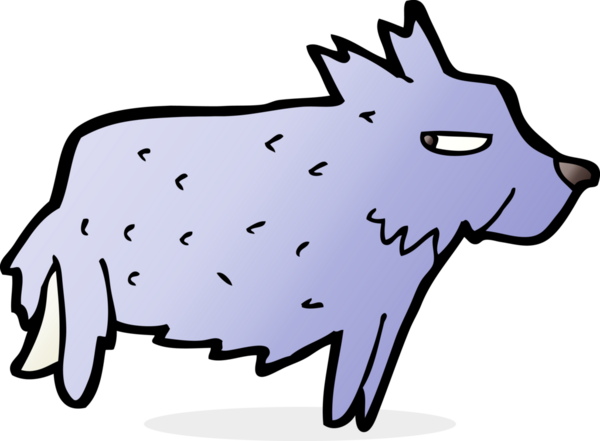 Bir insan tarafından çizilmiş karikatür teriyeri.