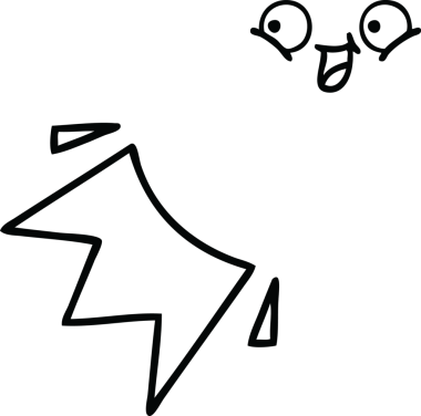 Bir insan tarafından çizilmiş bir basketbol topunun çizgi çizimi