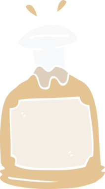 Bir insan tarafından çizilmiş viski sürahisi.