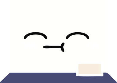 Bir insan tarafından çizilmiş beyaz bir panonun düz renkli retro karikatürü