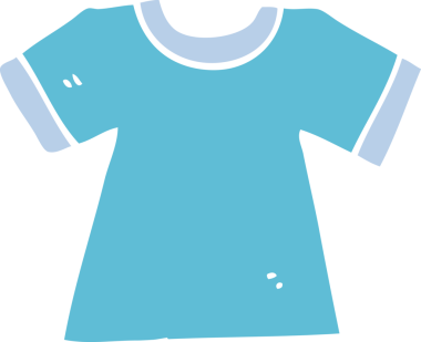 bir insan tarafından çizilmiş karikatür tişörtü