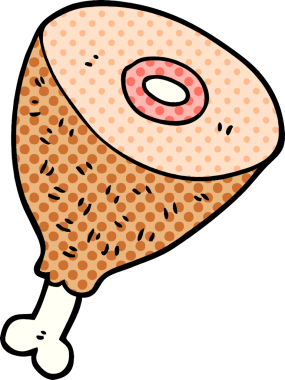 karikatür bir insan tarafından çizilmiş et