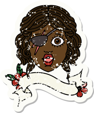 Retro Dövme Tarzı Bir insan tarafından çizilmiş insan düzenbaz karakter yüzü