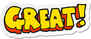 Bir insan tarafından çizilmiş büyük bir çizgi film sembolünün çıkartması.