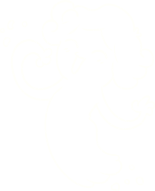 Bir insan tarafından çizilen Mutlu Hayalet Tebeşiri