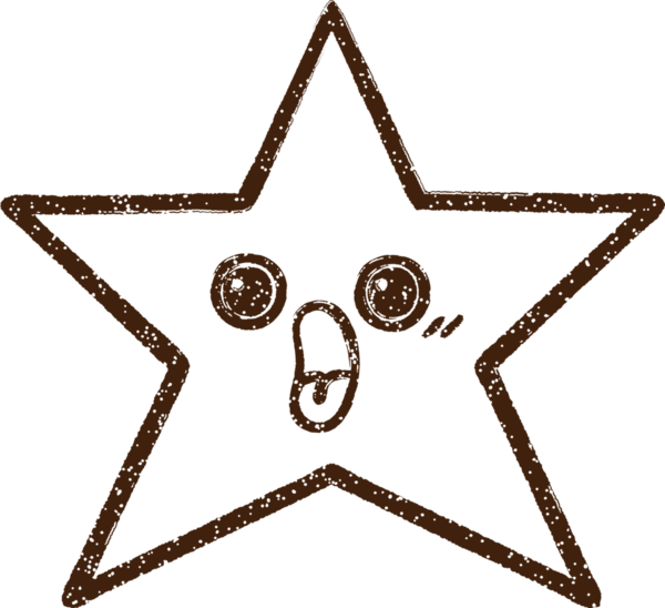 Bir insan tarafından çizilen Yıldız Kömürü Çizimi