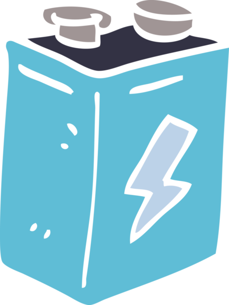 Bir insan tarafından çizilmiş karalama bataryası.