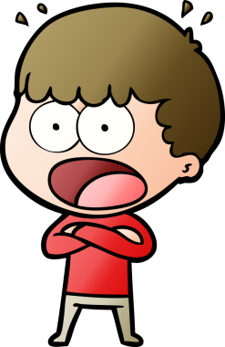 Bir insan tarafından çizilmiş bir karikatür.