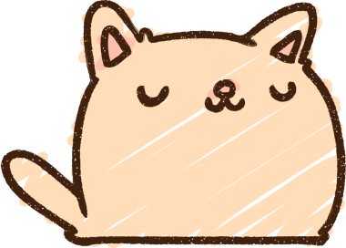 Bir insan tarafından çizilen Kedi Tebeşiri