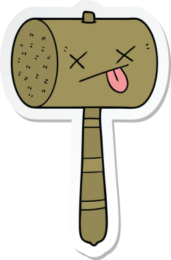 Bir insan tarafından çizilmiş karikatür sopası.