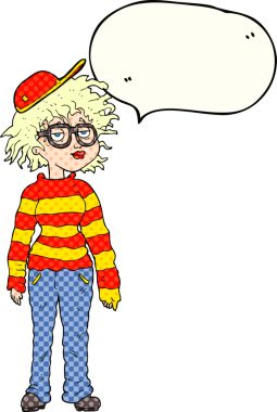 El yazısıyla çizilmiş çizgi roman konuşma balonu çizgi film ineği bir insan tarafından çizilmiş.