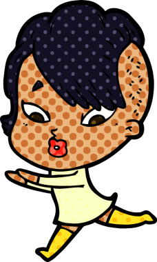 Bir insan tarafından çizilmiş bir karikatür.