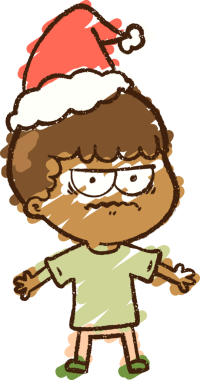 Bir insan tarafından çizilen Noel Adam Tebeşiri