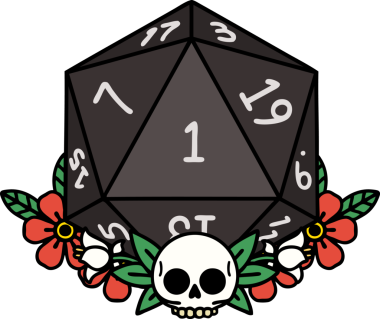 Retro Dövme Tarzı Doğal Zarlar Bir insan tarafından çizilmiş çiçek elementleri ile yuvarlanır