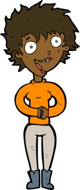 Bir insan tarafından çizilmiş çılgın bir karikatür.