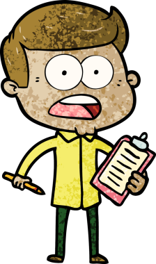 Bir insan tarafından çizilmiş bir karikatür.