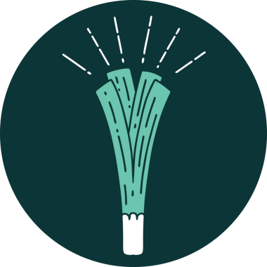 Bir insan tarafından çizilmiş dövme stili simgesi