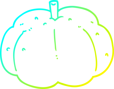 Bir insan tarafından çizilmiş bir çizgi balkabağı çizimi.