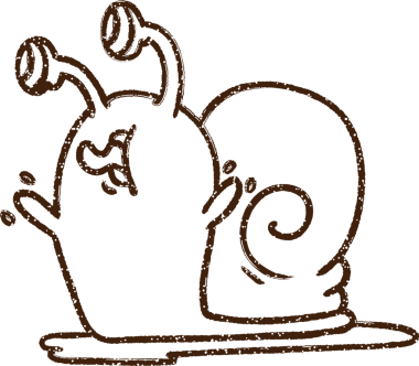 Çılgın Salyangoz Kömürü Bir insan tarafından çizilmiş