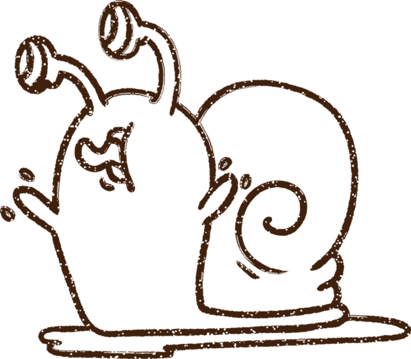 Çılgın Salyangoz Kömürü Bir insan tarafından çizilmiş