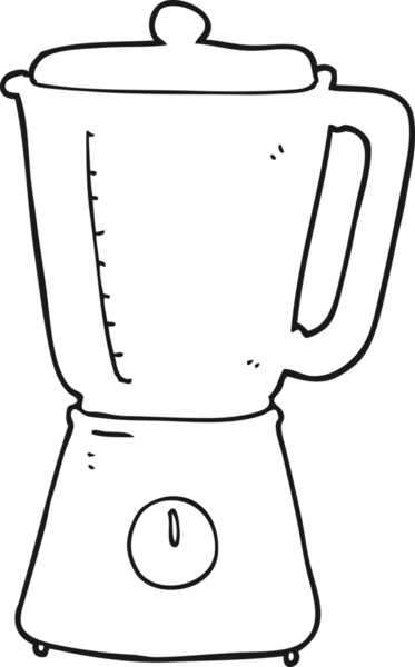 Bir insan tarafından çizilmiş serbest çizim siyah beyaz blender.