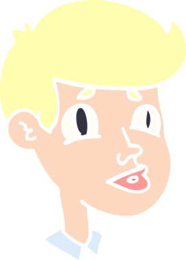 Bir insan tarafından çizilmiş bir çocuk yüzü karalaması.