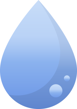 bir insan tarafından çizilmiş yağmur damlası grafik vektör resimleme simgesi