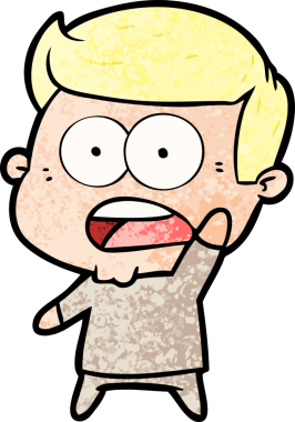 Bir insan tarafından çizilmiş bir karikatür.