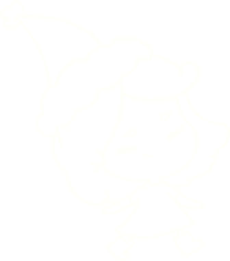 Bir insan tarafından çizilen Noel Kızı Tebeşiri