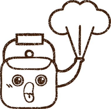 Buharlı Çaydanlık Kömürü Bir insan tarafından çizildi