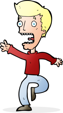 Bir insan tarafından çizilmiş karikatür.