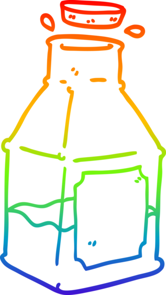 Bir insan tarafından çizilmiş sürahide bir çizgi film şeridi çizimi.