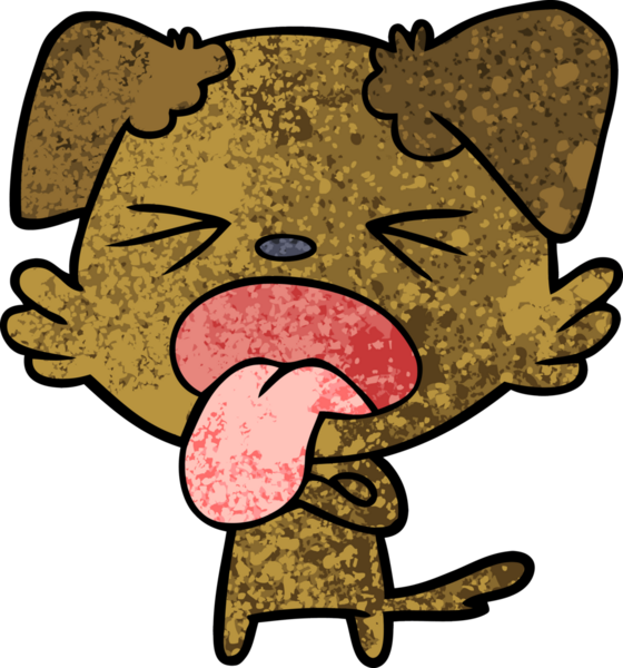 Bir insan tarafından çizilmiş iğrenç bir çizgi film.