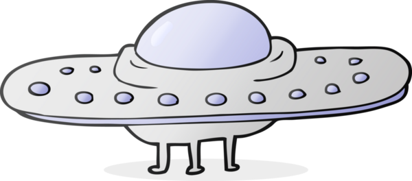 Bir insan tarafından çizilmiş serbest çizim uçan daire.