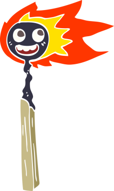 karikatür eşleşmesi bir insan tarafından çizildi