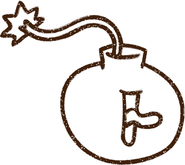 Bir insan tarafından çizilen Bomba Kömürü