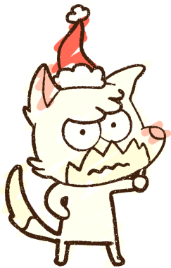 Bir insan tarafından çizilen Noel Kurdu Tebeşiri