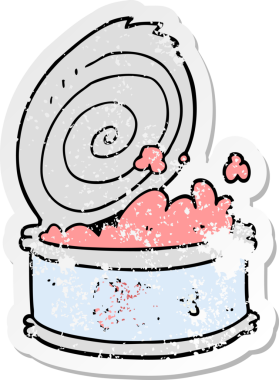 Bir insan tarafından çizilmiş karikatür etiketi.