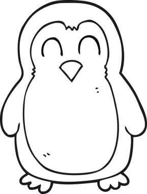 Bir insan tarafından çizilmiş siyah beyaz çizgi film noel ardılı.