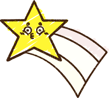 Bir insan tarafından çizilen Yıldız Tebeşiri