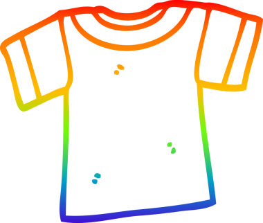 bir insan tarafından çizilmiş karikatür tişörtü çizimi