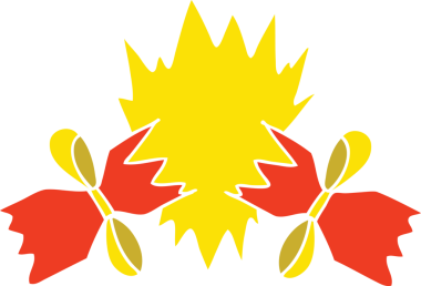 Bir insan tarafından çizilmiş garip bir karikatür.