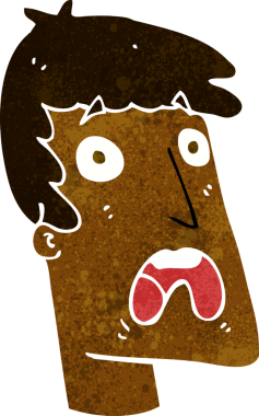 Bir insan tarafından çizilmiş bir karikatür.